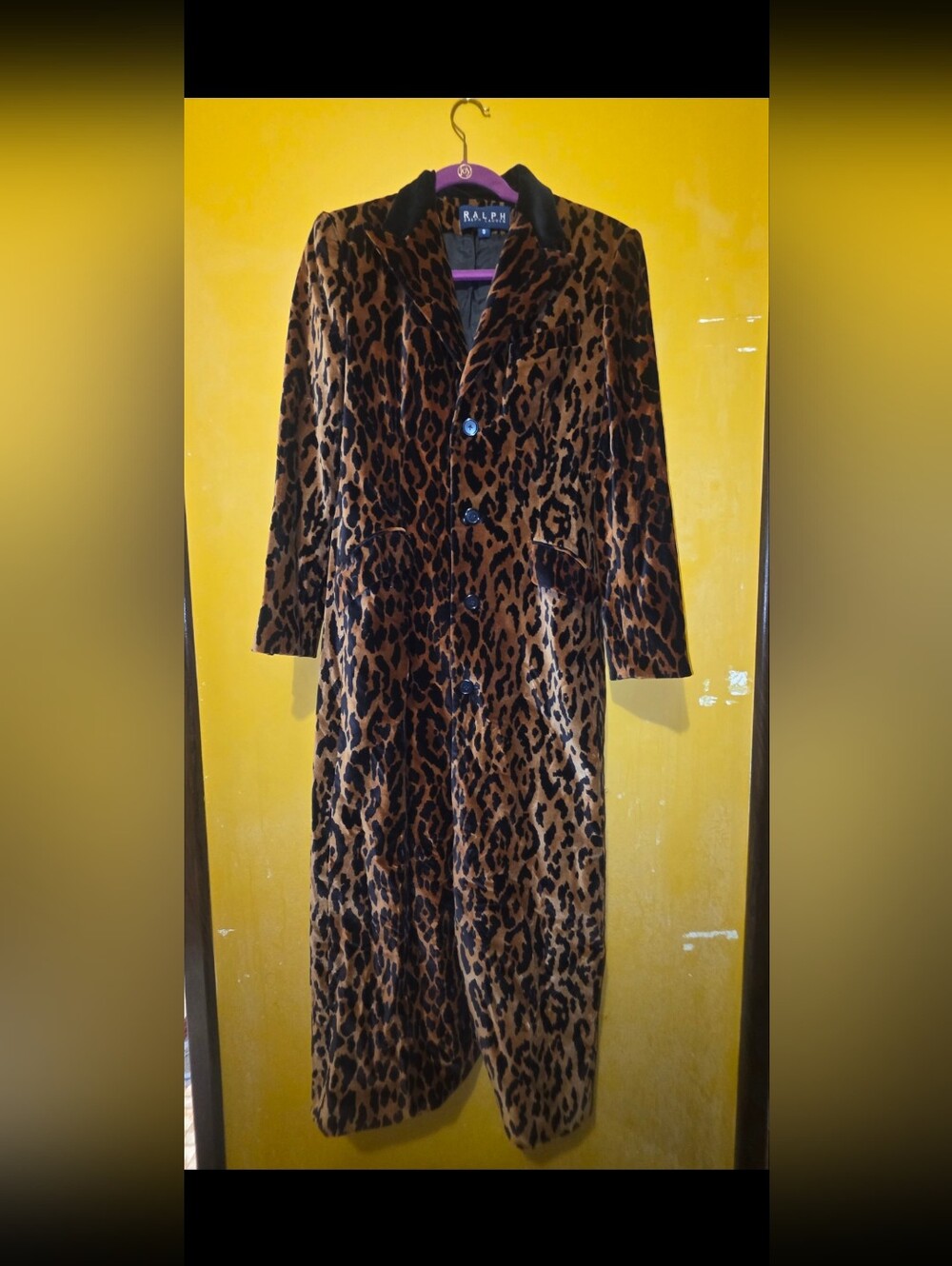 Ralph Lauren Velvet Coat